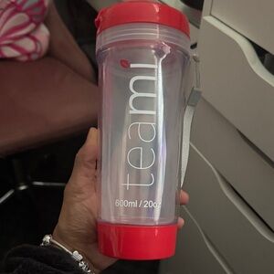 Teami Red and Clear Tumbler 20oz